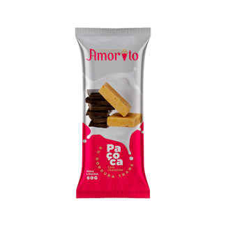 Caixa de Picolés Gourmet Paçoca - 22 unidades